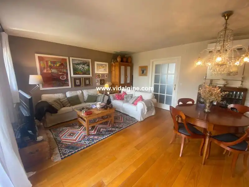 Sala de estar de Casa adosada en venta en Os de Balaguer con Aire acondicionado, Calefacción y Jardín privado