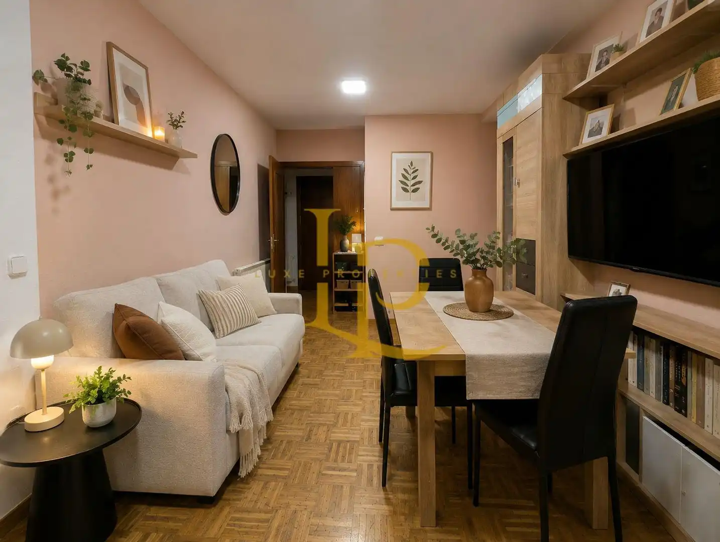 Sala de estar de Piso en venta en San Lorenzo de El Escorial con Calefacción, Jardín privado y Horno