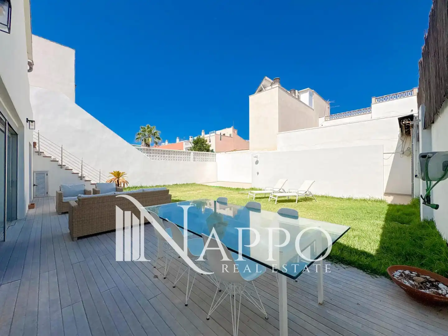 Terrace of Houses for rent in  Palma de Mallorca  with Air Conditioner, Heating and Private garden