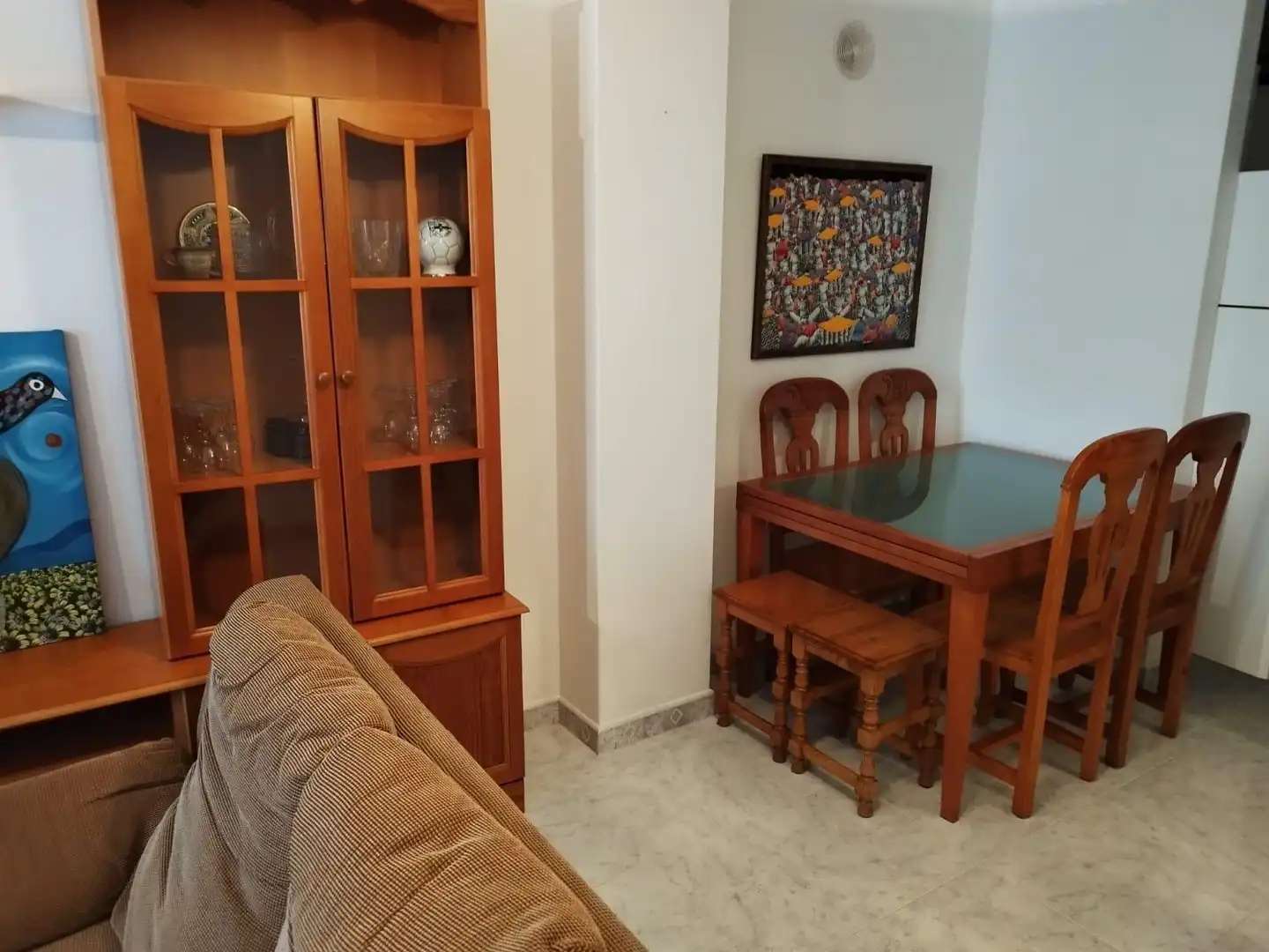 Comedor de Piso en venta en Laxe con Trastero y Amueblado