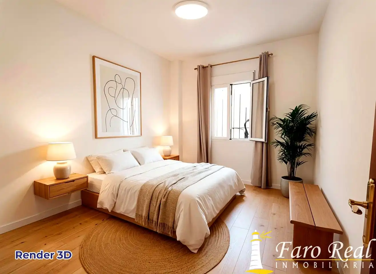 Schlafzimmer von Erdgeschoss zum Verkauf in Sanlúcar de Barrameda mit Abstellraum