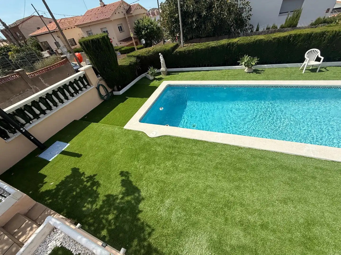 Schwimmbecken von Haus oder Chalet zur Miete in Viladecans mit Klimaanlage, Heizung und Privatgarten
