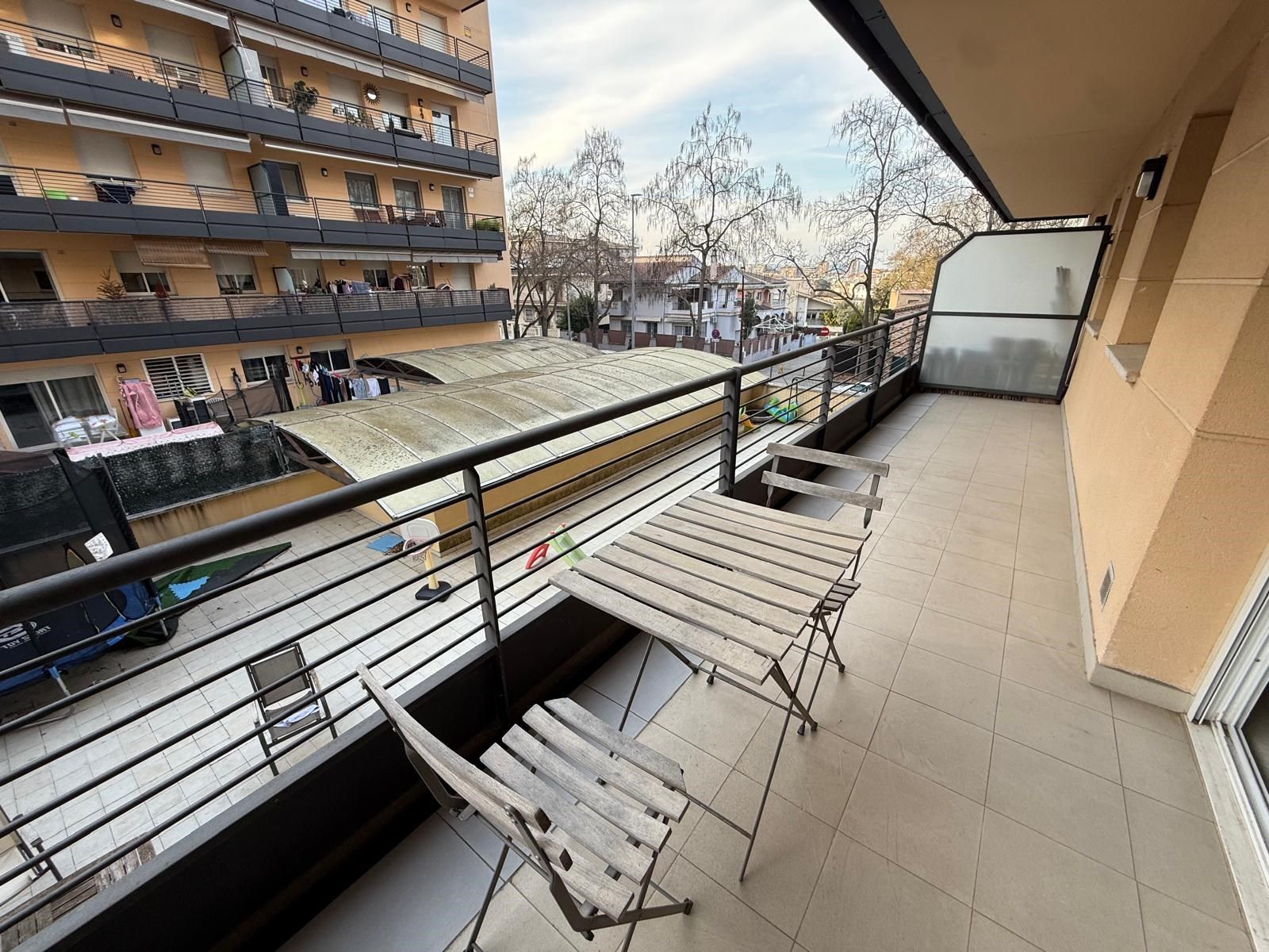 Terraza de Piso de alquiler en Girona Capital con Calefacción, Terraza y Amueblado