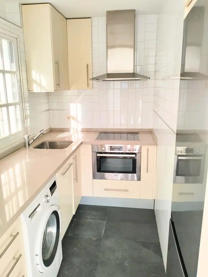 Kitchen of Flat for sale in Málaga  with Air Conditioner, Heating and Terrace