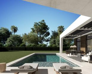 Terrace of House or chalet for sale in Marbella  with Air Conditioner, Private garden and Swimming Pool