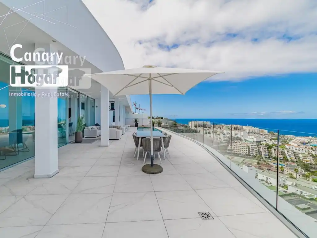 Terraza de Ático en venta en Santiago del Teide con Jardín privado y Piscina