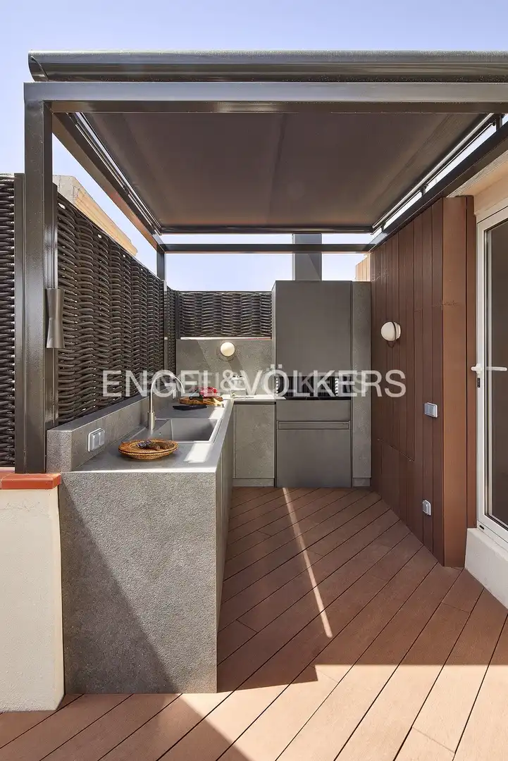 Terrace of Attic for sale in Barcelona  with Air Conditioner, Heating and Parquet flooring