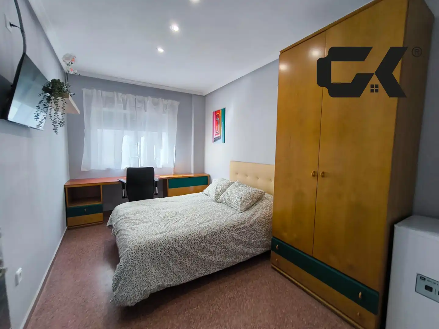 Bedroom of Flat for share in San Javier  with Air Conditioner