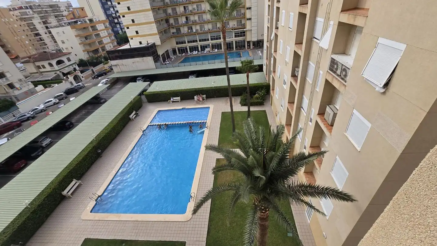 Piscina de Apartamento de alquiler en Gandia con Terraza, Amueblado y Piscina comunitaria