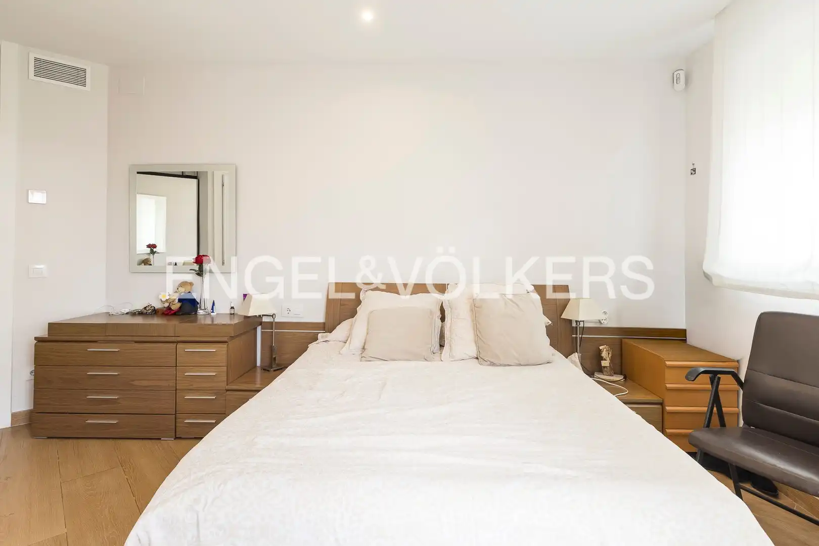 Schlafzimmer von Wohnung zur Miete in Barcelona mit Heizung, Balkon und Haustiere erlaubt