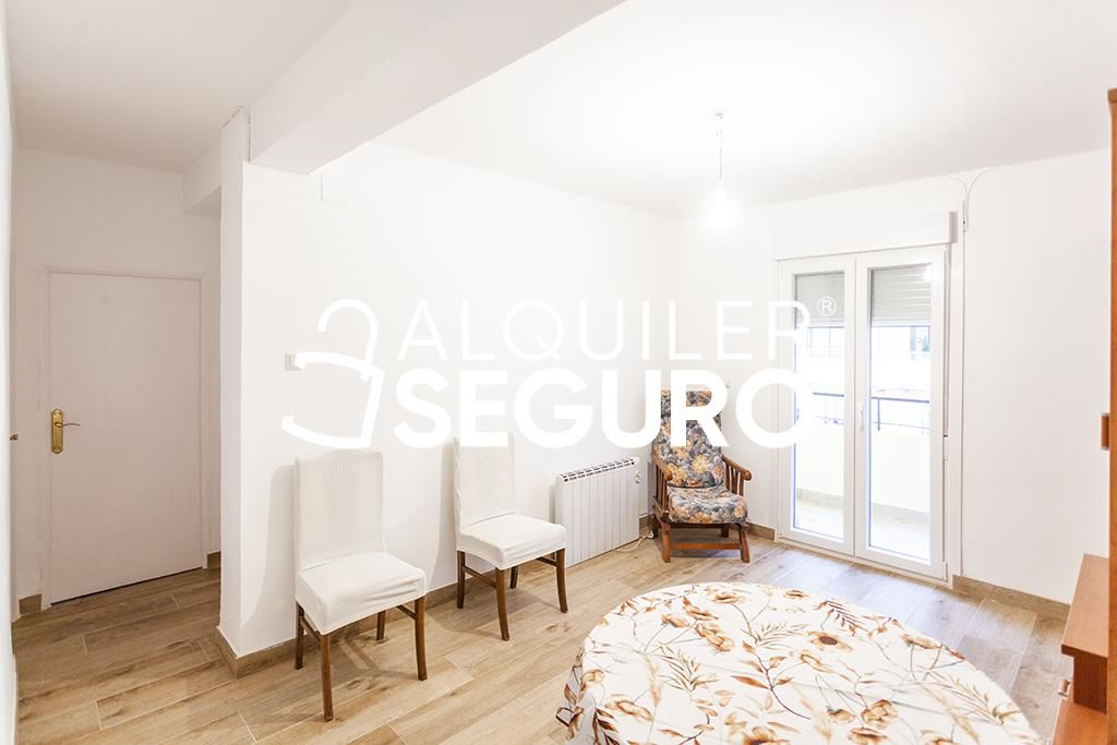 Bedroom of Flat to rent in  Madrid Capital  with Heating