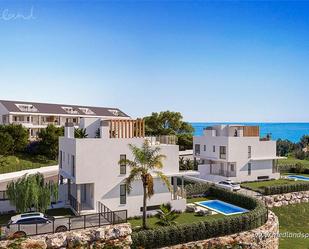 Exterior view of Single-family semi-detached for sale in Benalmádena  with Air Conditioner, Private garden and Terrace