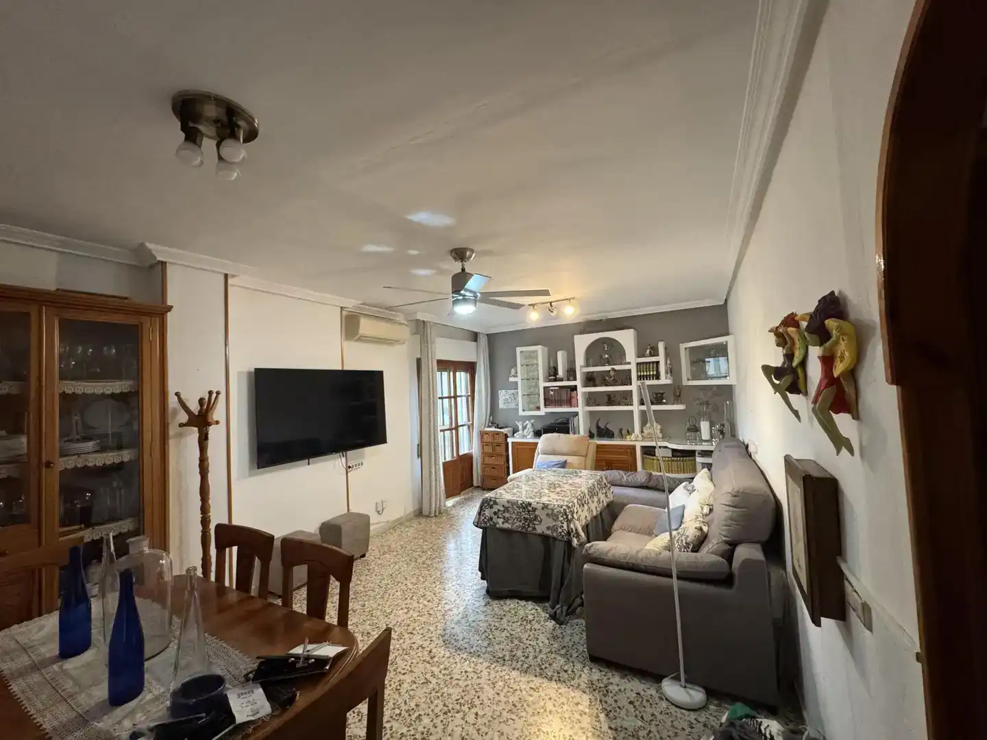 Sala d'estar de Pis en venda en Serón amb Aire condicionat, Moblat i Balcó