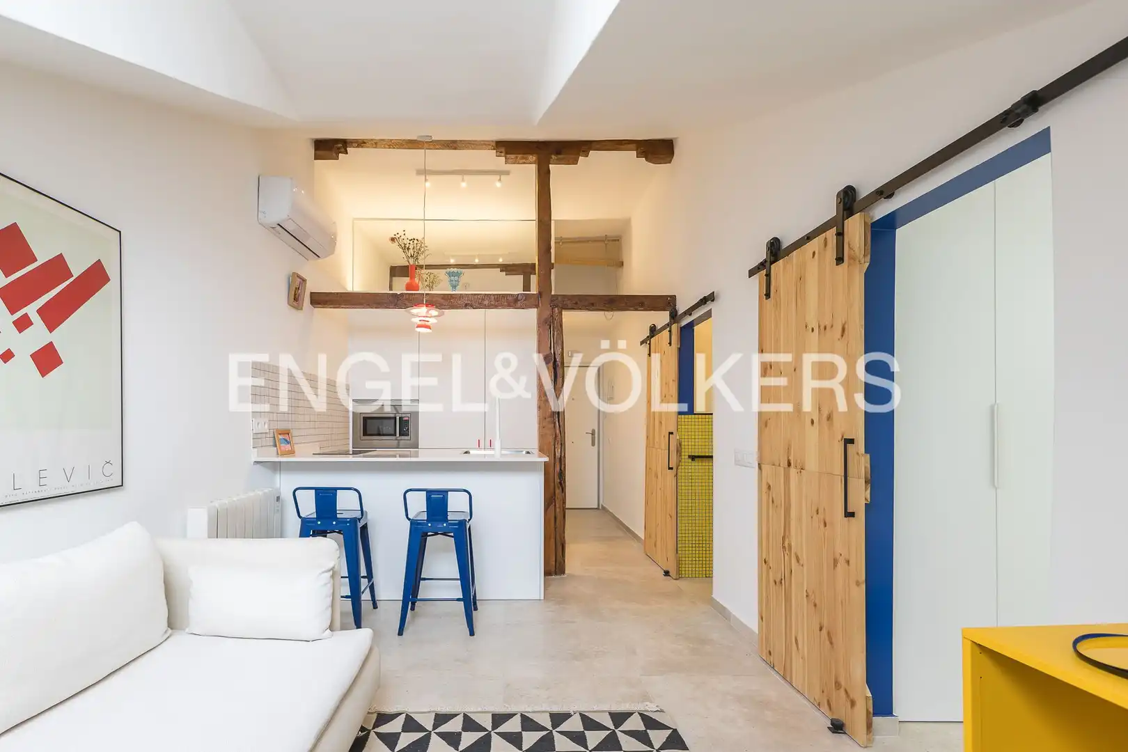 Küche von Wohnung zur Miete in Madrid mit Klimaanlage, Heizung und Möbliert