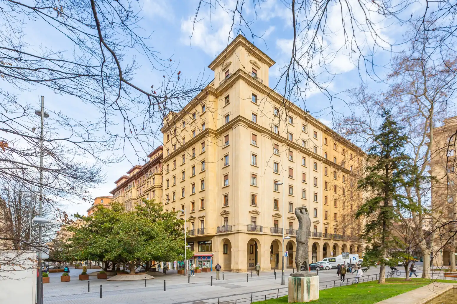 Vista exterior de Piso en venta en  Pamplona / Iruña con Calefacción