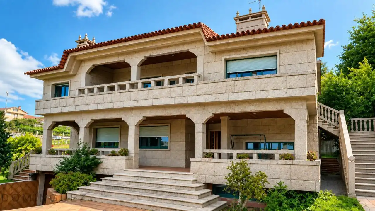 Exterior view of Houses for sale in Vigo   with Heating, Private garden and Parquet flooring