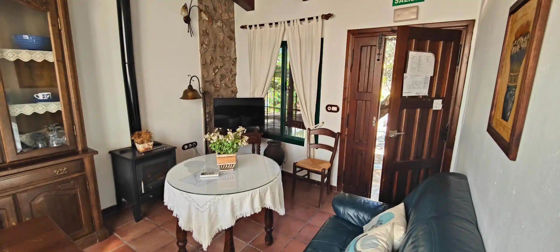 Sala de estar de Finca rústica en venta en La Lapa con Aire acondicionado, Jardín privado y Terraza