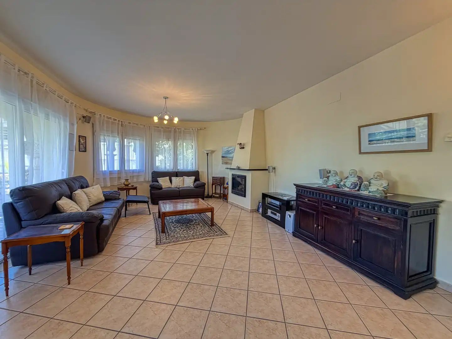 Living room of Houses for sale in Dénia  with Air Conditioner, Heating and Terrace