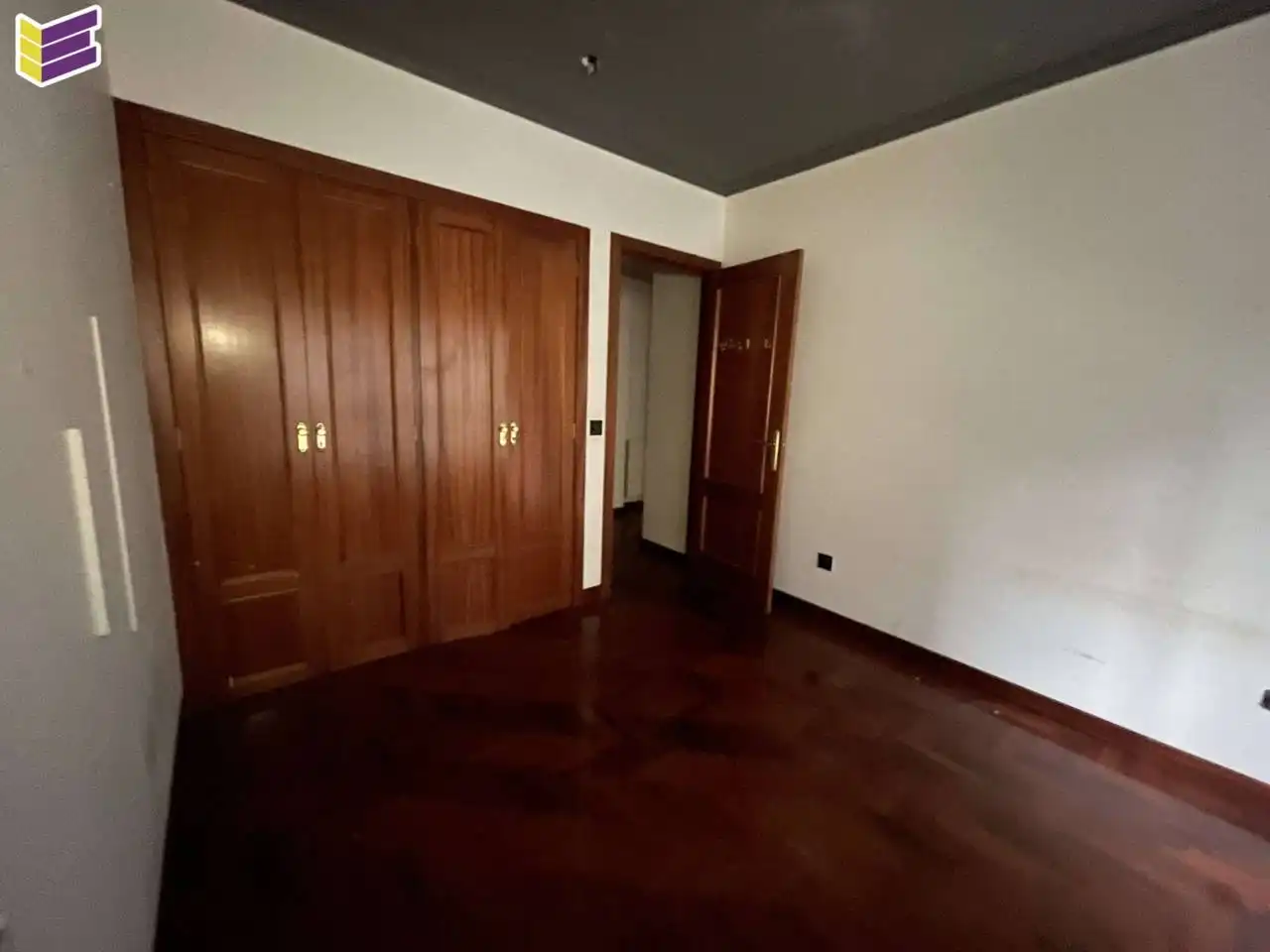 Bedroom of Flat for sale in Vigo   with Heating, Parquet flooring and Terrace
