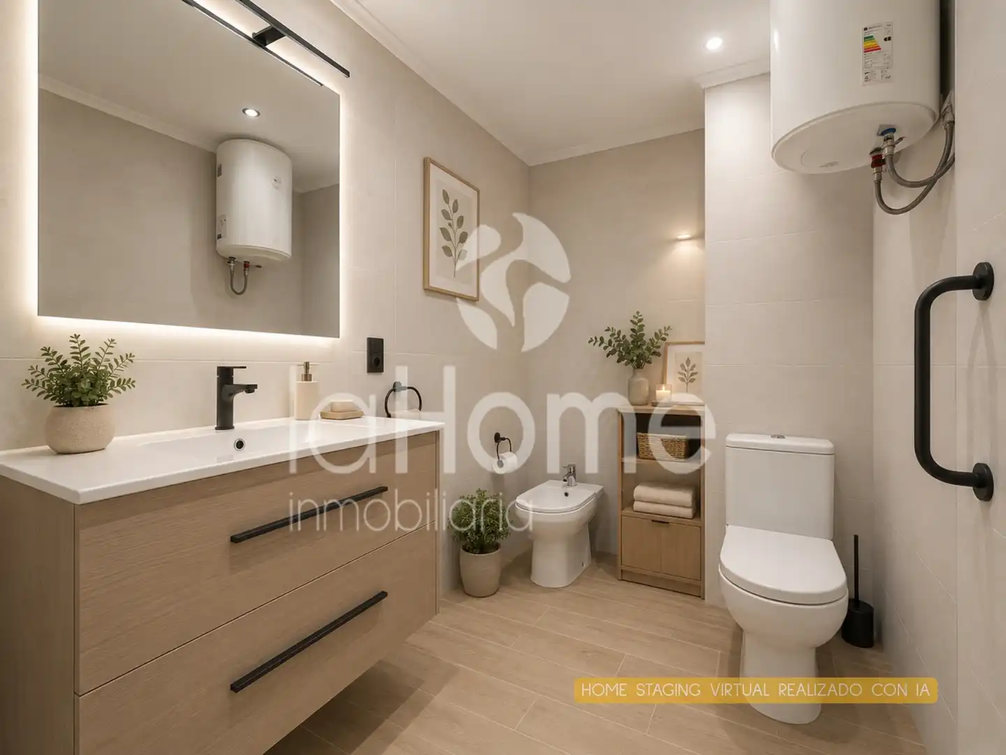 Bathroom of Flat for sale in Paterna  with Air Conditioner, Oven and Balcony