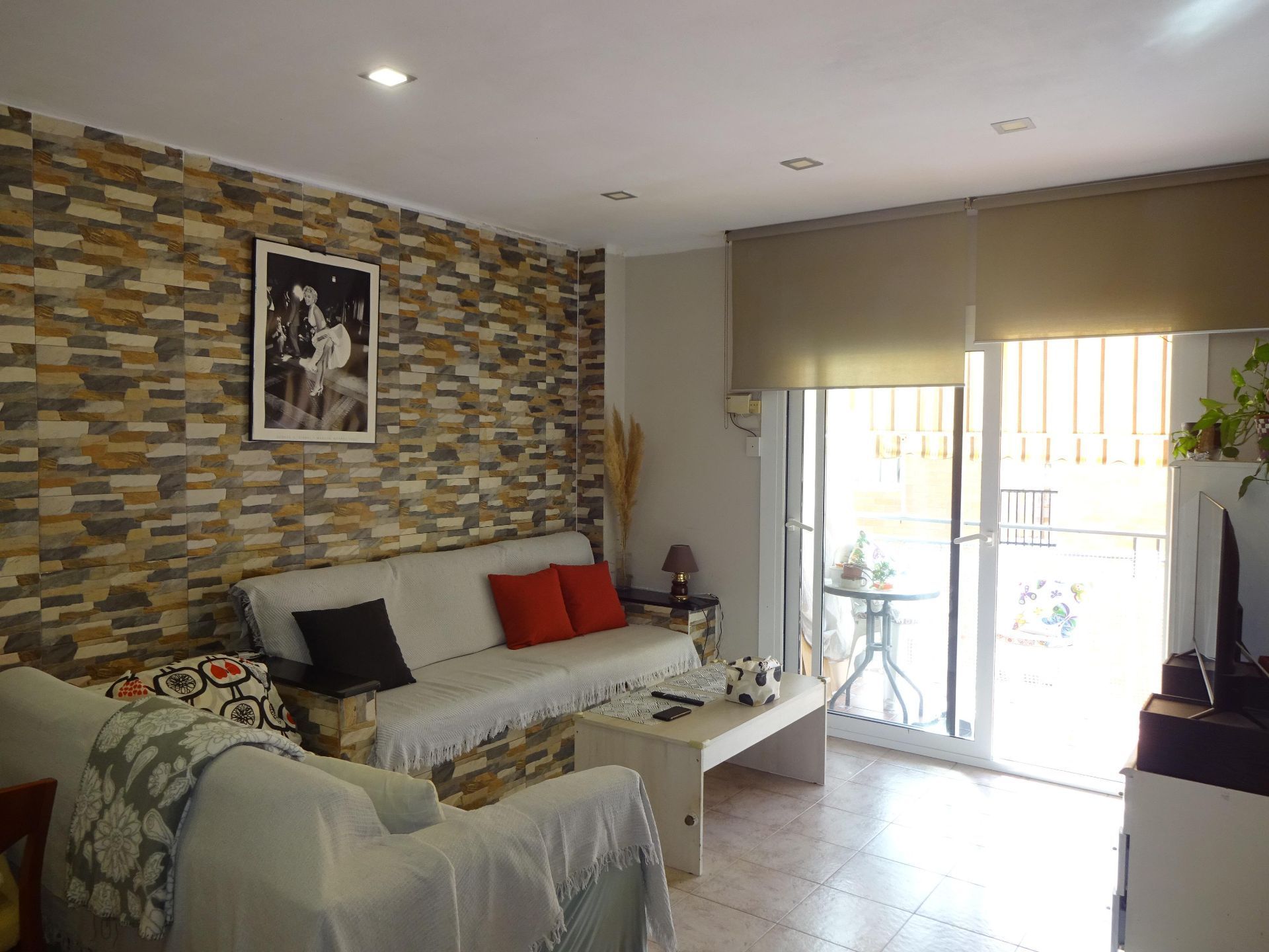 Sala de estar de Piso en venta en Mataró
