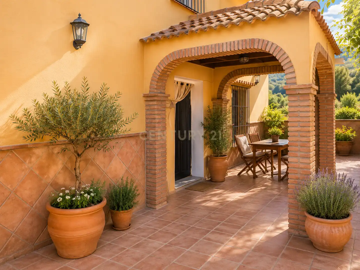 Terraza de Casa o chalet en venta en Alhaurín El Grande con Jardín privado, Trastero y Piscina