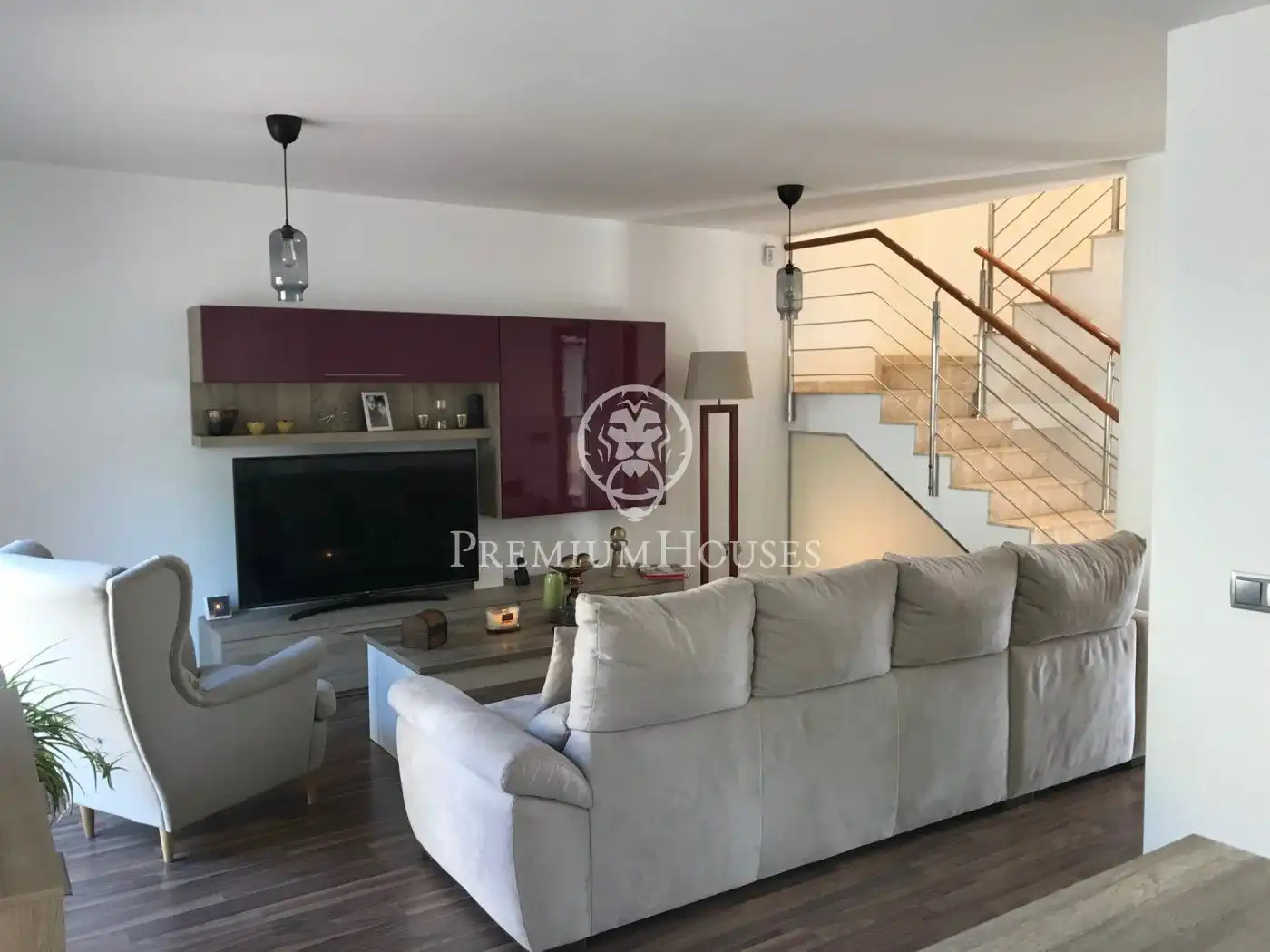Living room of Detached homes for sale in Calafell  with Heating, Private garden and Parquet flooring