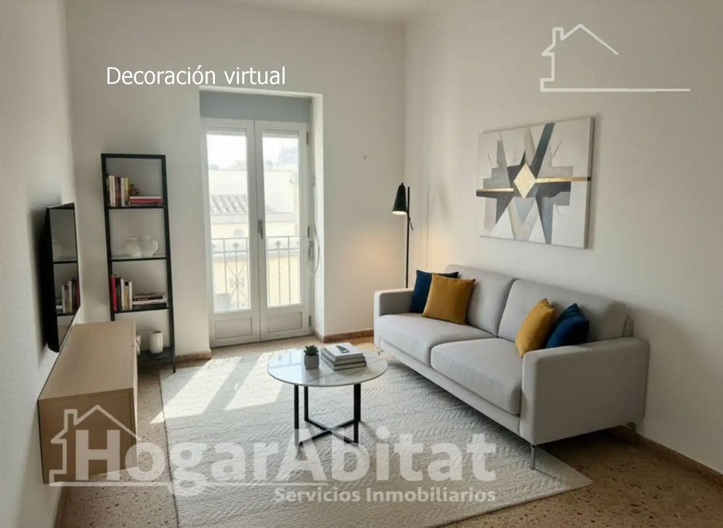 Sala de estar de Piso en venta en Manises con Aire acondicionado, Terraza y Balcón