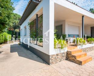 Exterior view of House or chalet for sale in Fontcoberta  with Air Conditioner, Heating and Private garden