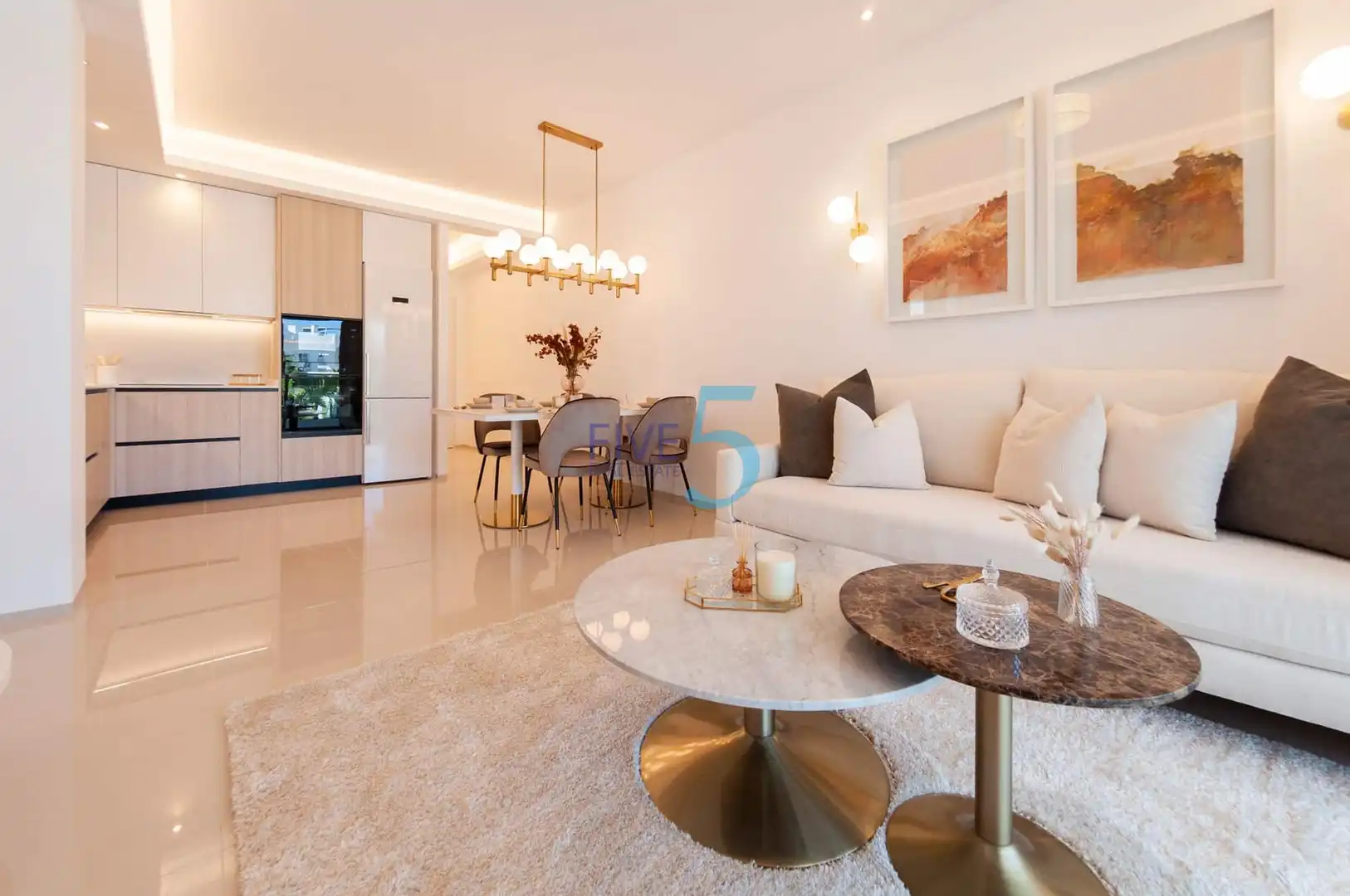 Living room of Flat for sale in Rojales  with Swimming Pool