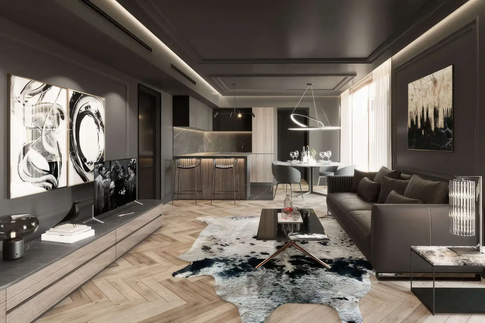 Sala d'estar de Àtic en venda en  Palma de Mallorca amb Aire condicionat, Calefacció i Parquet