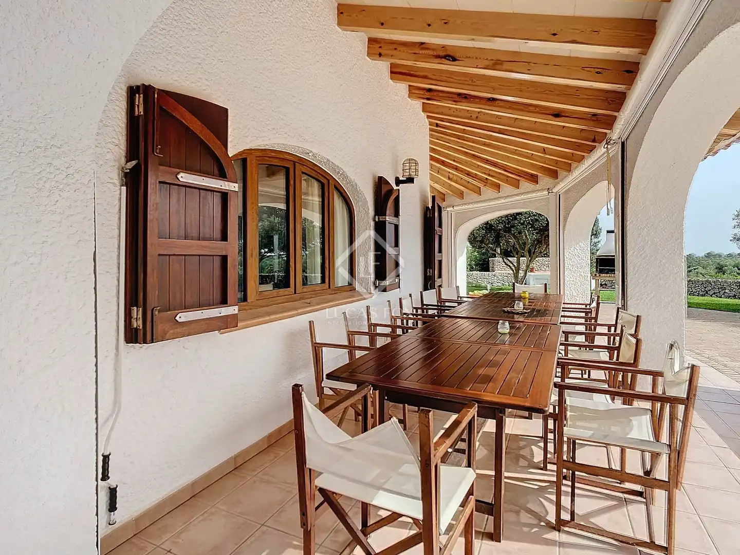Terrasse von Country house zum Verkauf in Ciutadella de Menorca mit Klimaanlage, Heizung und Privatgarten