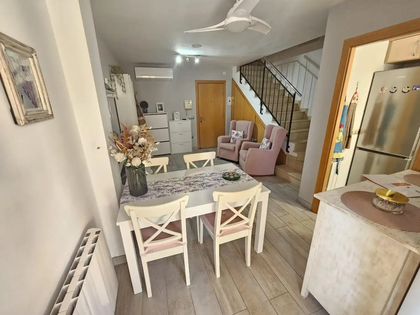 Dining room of Duplexes for sale in Vidreres  with Air Conditioner and Balcony