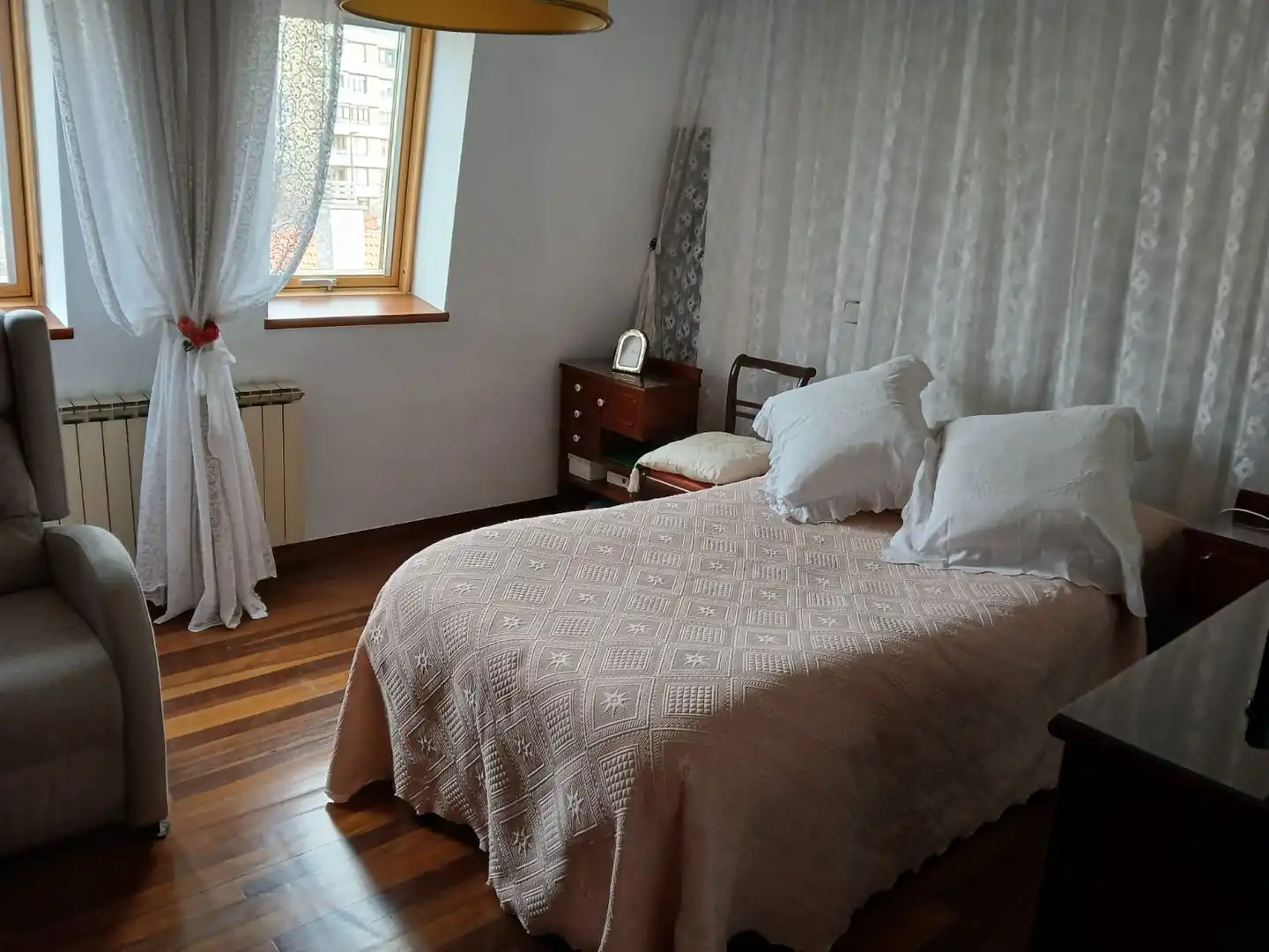 Schlafzimmer von Maisonette zum Verkauf in Santander mit Heizung, Parkett und Terrasse