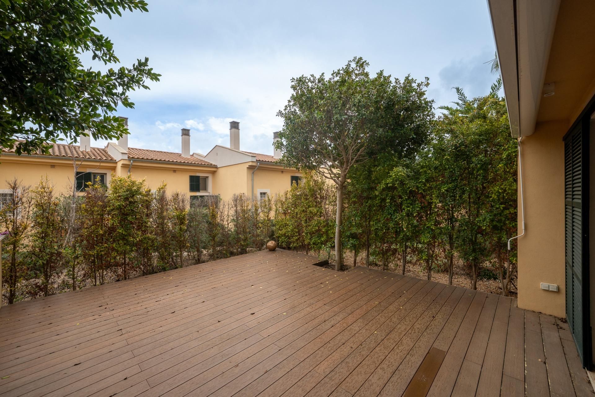 Terraza de Casa adosada de alquiler en  Palma de Mallorca con Aire acondicionado, Jardín privado y Terraza