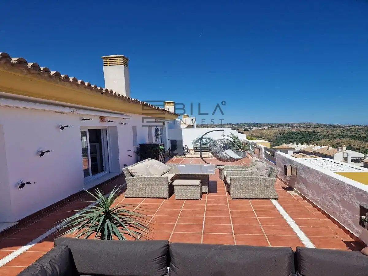 Terrasse von Dachboden zum Verkauf in Mijas mit Klimaanlage, Terrasse und Abstellraum