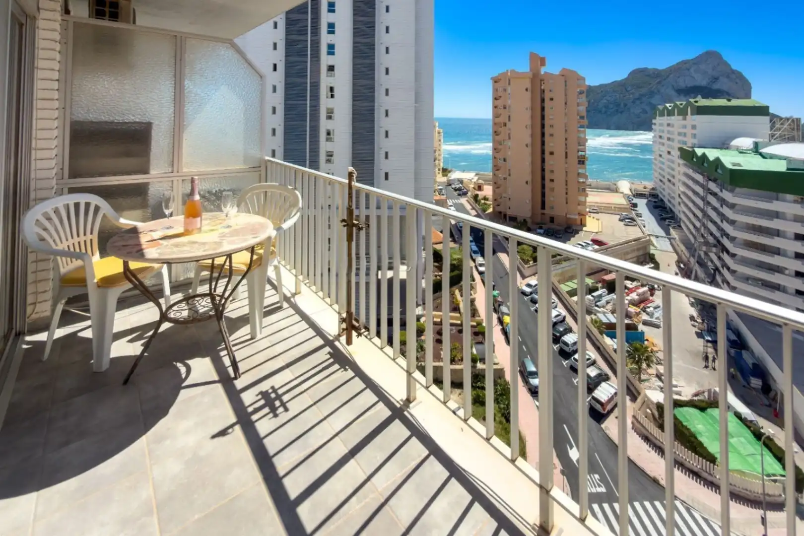 Terraza de Apartamento en venta en Calpe / Calp con Aire acondicionado, Calefacción y Terraza