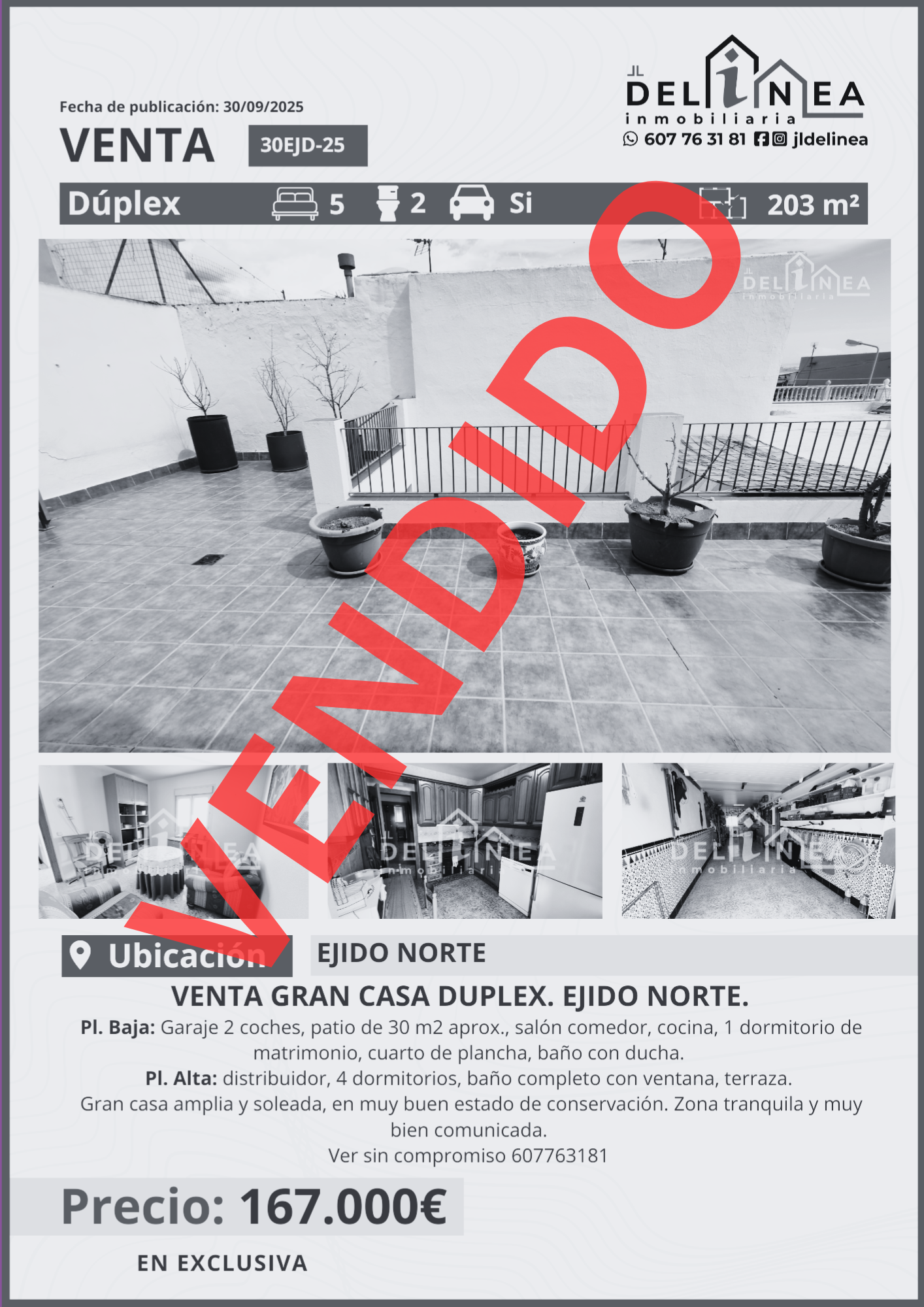 Vista exterior de Dúplex en venda en El Ejido amb Terrassa i Moblat