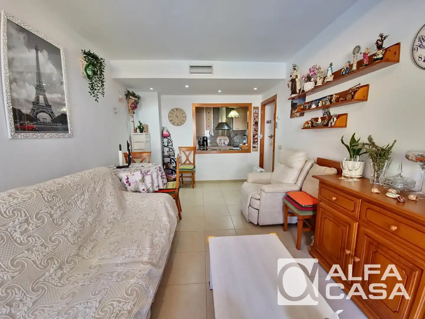 Sala de estar de Piso en venta en Lloret de Mar con Aire acondicionado, Calefacción y Terraza