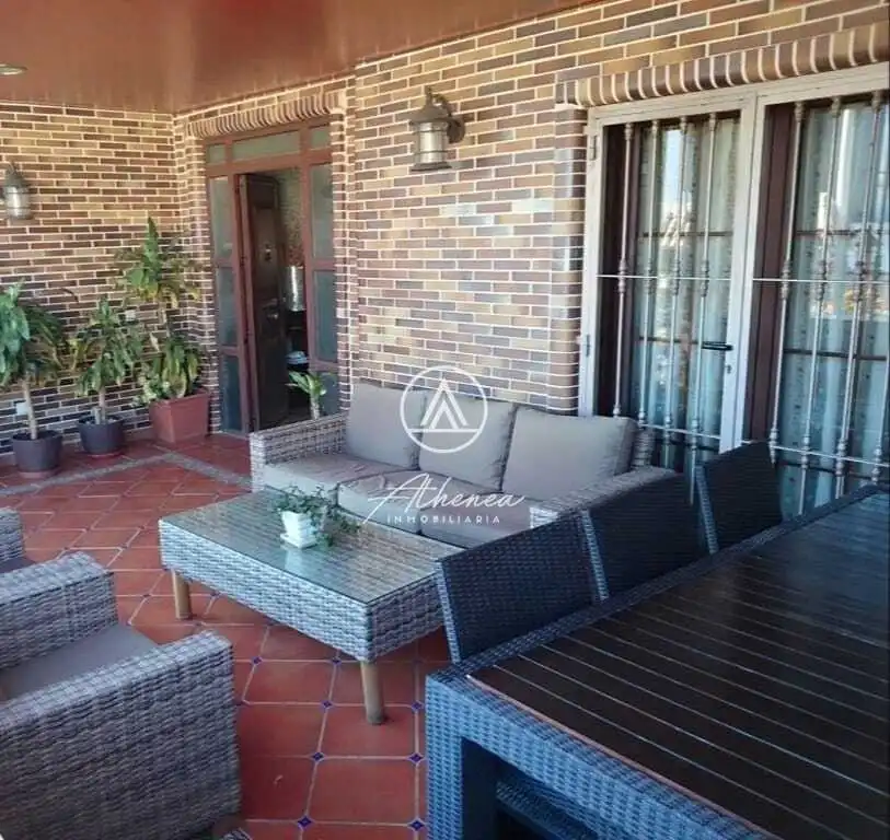 Terraza de Casa o chalet en venta en Roquetas de Mar con Aire acondicionado, Jardín privado y Terraza