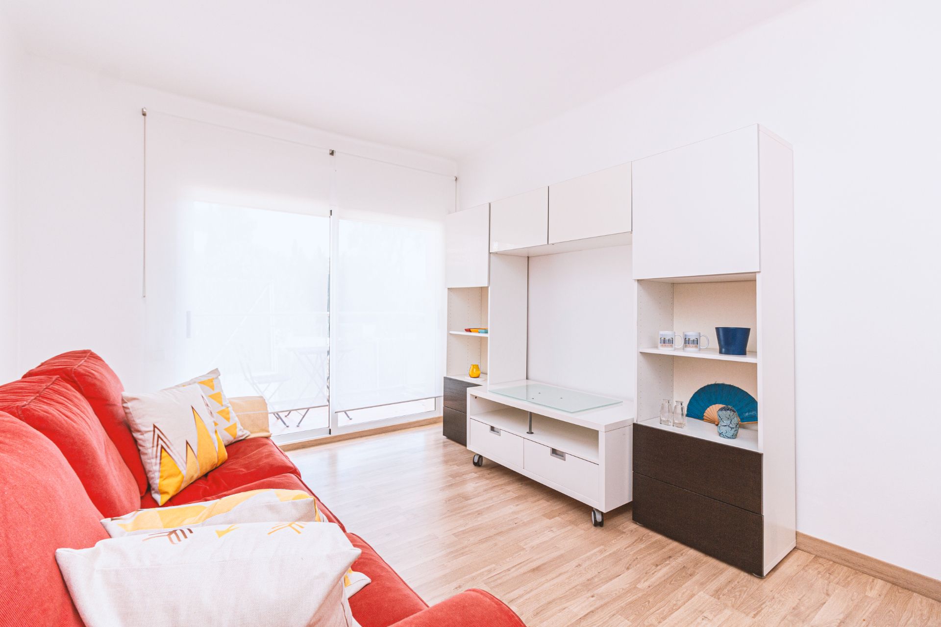 Living room of Flat for sale in Sant Pol de Mar  with Air Conditioner, Terrace and Balcony