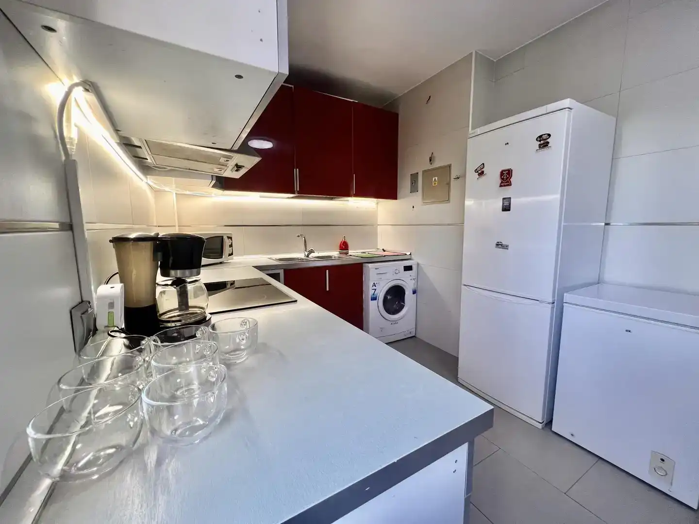 Cocina de Casa o chalet para compartir en Pozuelo de Alarcón con Aire acondicionado, Jardín privado y Amueblado