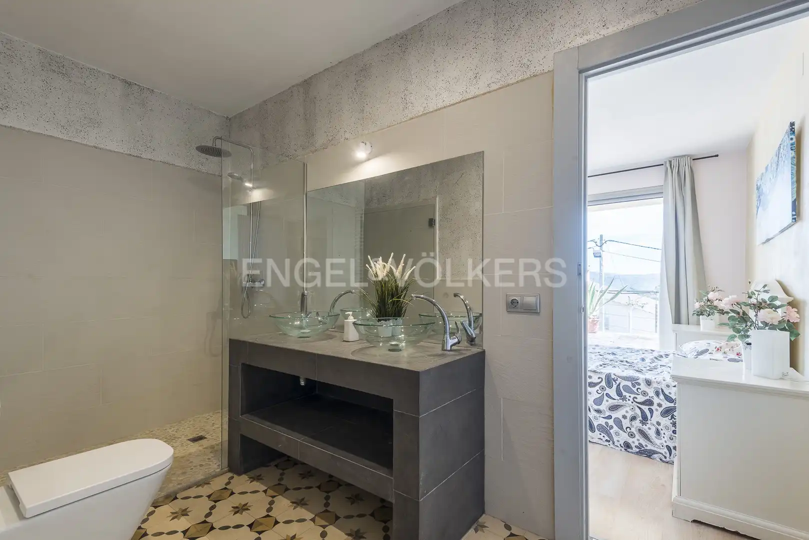 Baño de Casa o chalet de alquiler en Olivella con Aire acondicionado, Calefacción y Jardín privado