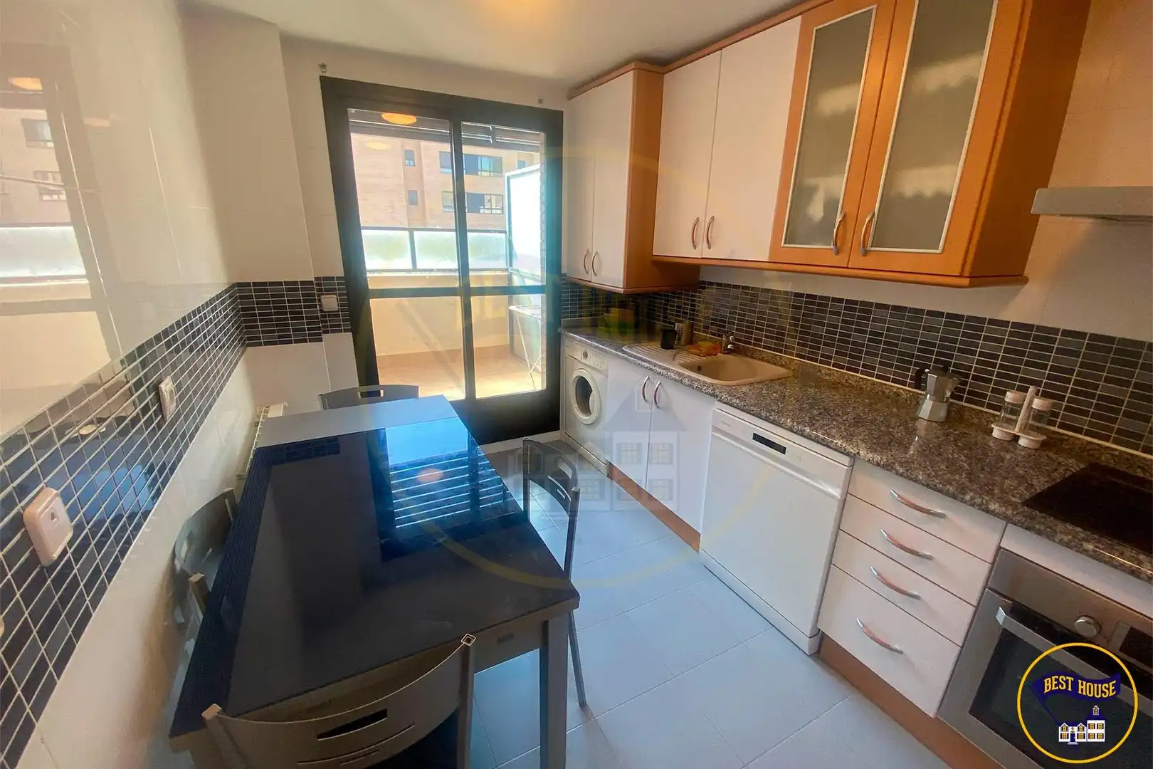 Kitchen of Flat for sale in Cuenca  with Heating, Terrace and Storage room