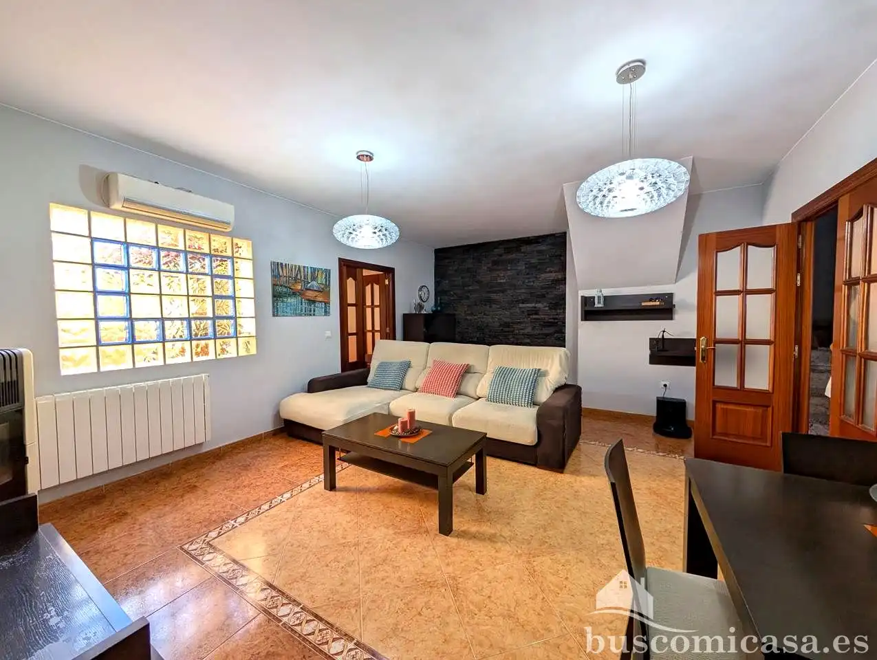 Sala d'estar de Casa o xalet en venda en Guarromán amb Aire condicionat, Calefacció i Terrassa
