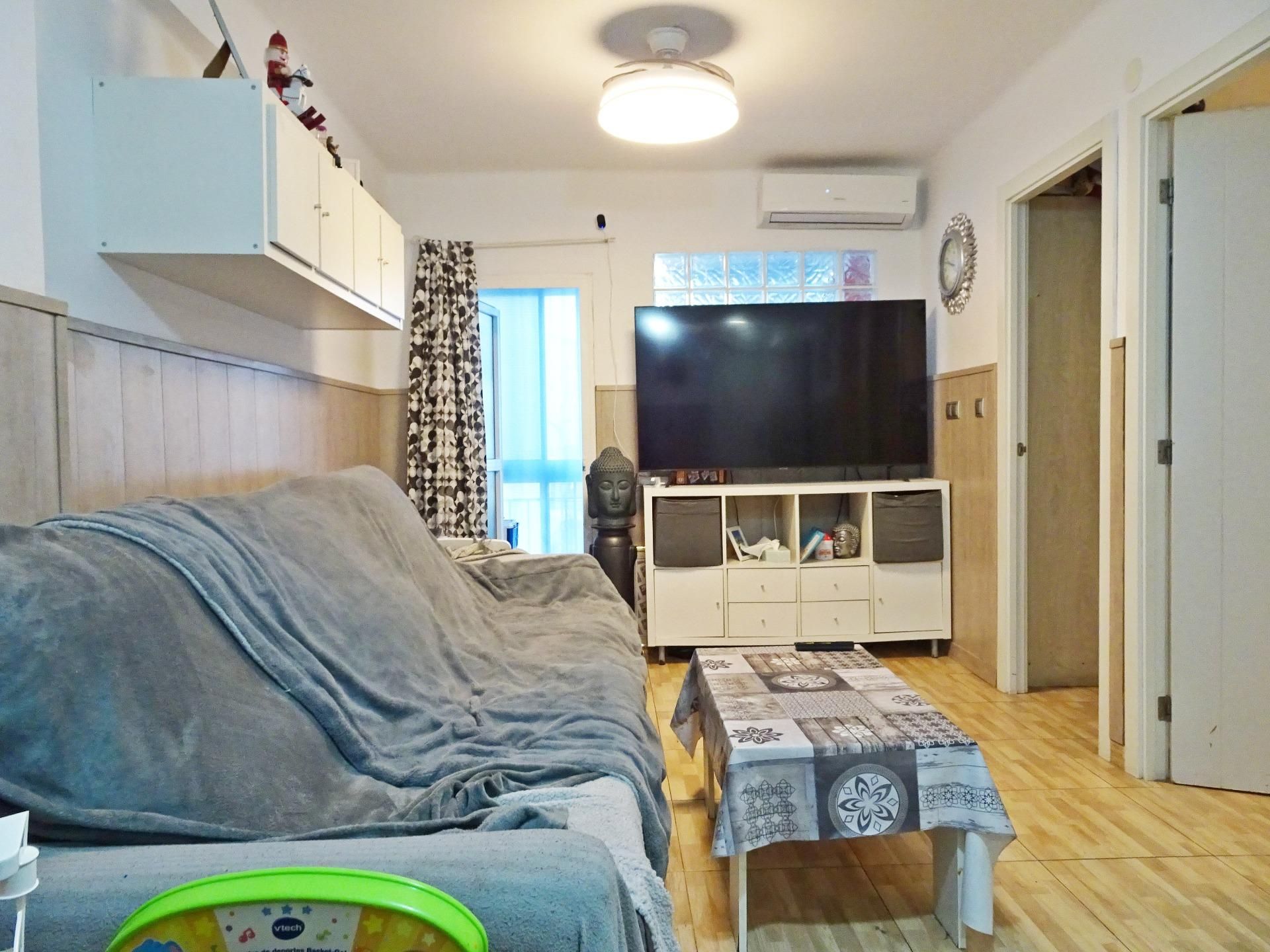 Living room of Flat for sale in Málaga Capital  with Air Conditioner