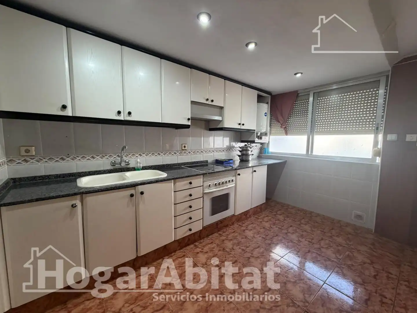 Cocina de Ático en venta en Sagunto / Sagunt con Aire acondicionado, Terraza y Alarma