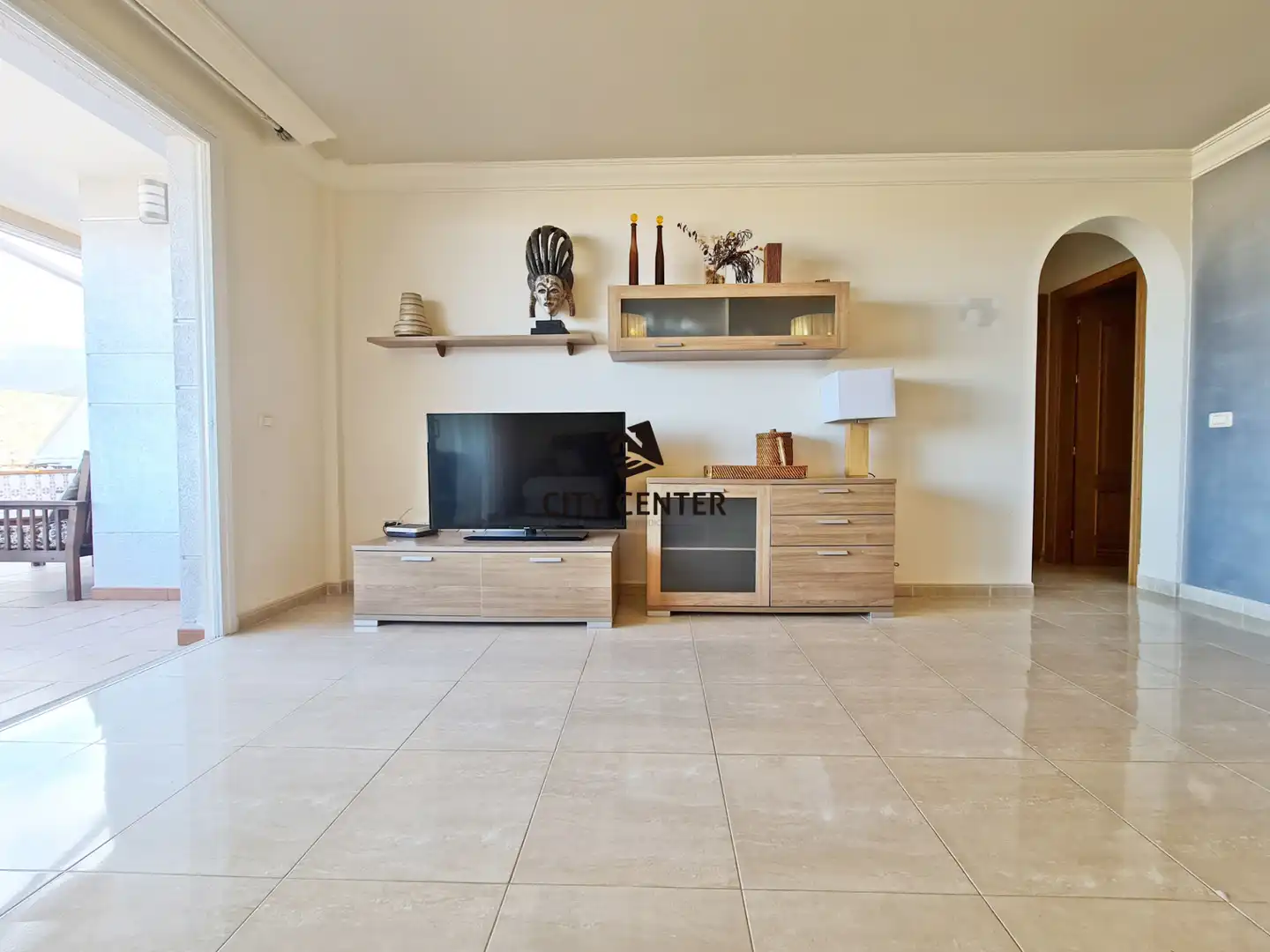 Wohnzimmer von Wohnung zur Miete in Adeje mit Klimaanlage, Terrasse und Möbliert