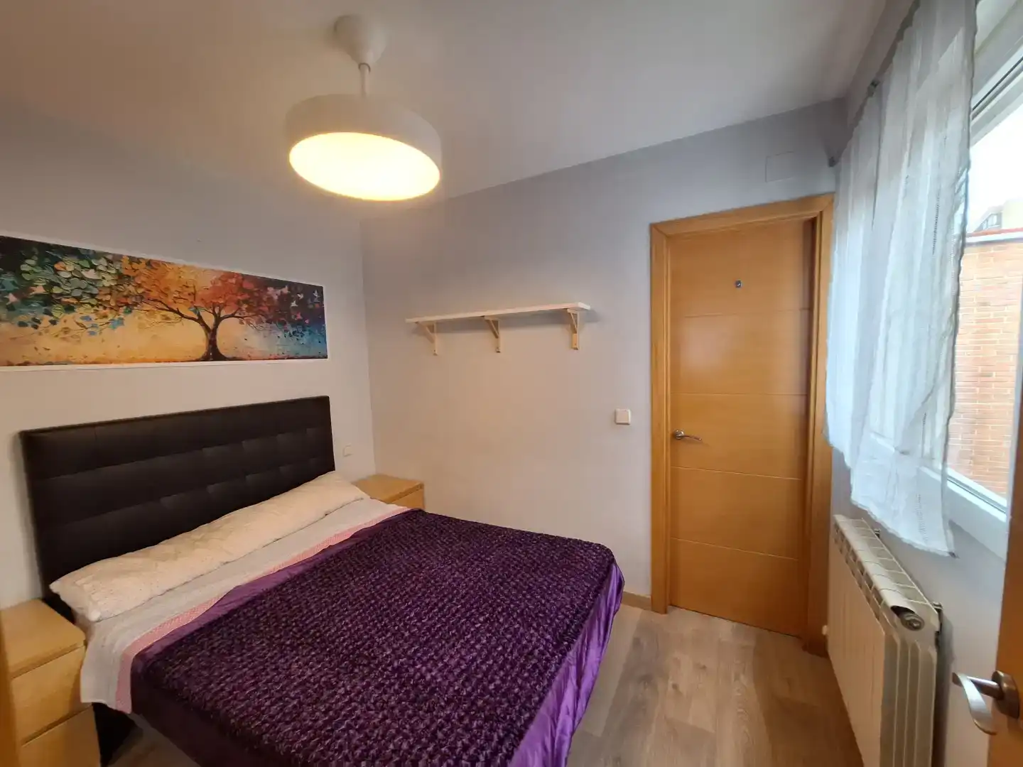 Schlafzimmer von Wohnung zur Miete in  Madrid Capital mit Klimaanlage