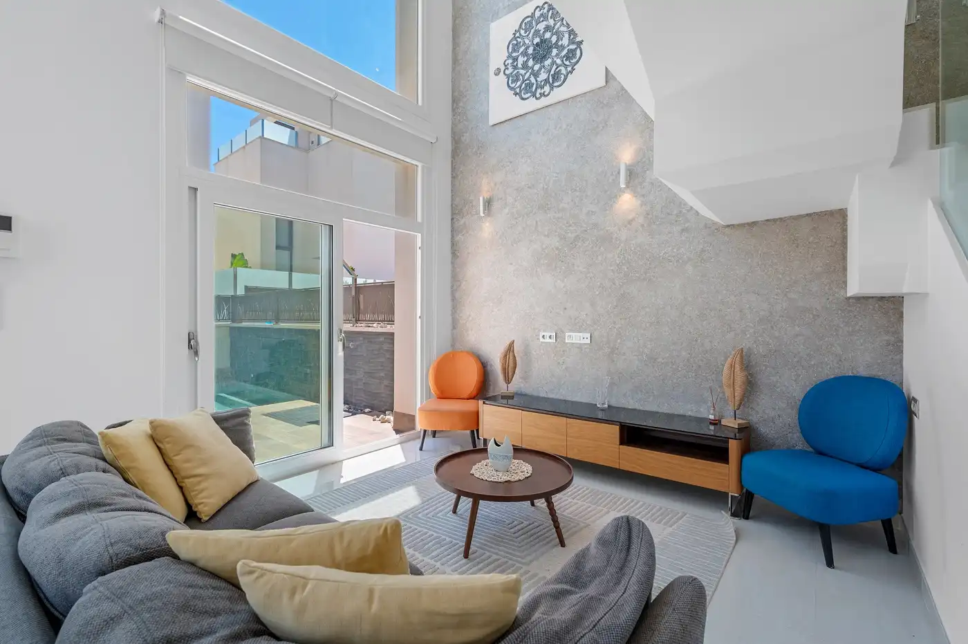 Living room of Houses for sale in Rojales  with Air Conditioner, Terrace and Swimming Pool